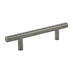 Bar Pull Collection Minimalist Style 3-3/4" (96mm) Hole Center, Overall Length 6", Stainless Steel Cabinet Hardware Pull / Handle