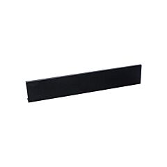 Tab Pull Collection Perfect Edge 7-7/16" (189mm) Hole Center, Overall Length 9", Matte Black Cabinet Hardware Pull / Handle