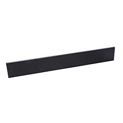 Tab Pull Collection Perfect Edge 5-3/16" (132mm) Hole Center, Overall Length 12", Matte Black Cabinet Hardware Pull / Handle
