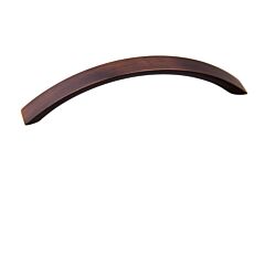Residential Arch Bow Style 5-1/16" (128mm) Hole Center, Overall Length 5-5/8", Brushed Oil-Rubbed Bronze Cabinet Hardware Pull / Handle