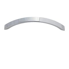 Residential Arch Bow Style 5-1/16" (128mm) Hole Center, Overall Length 5-5/8", Polished Chrome Cabinet Hardware Pull / Handle