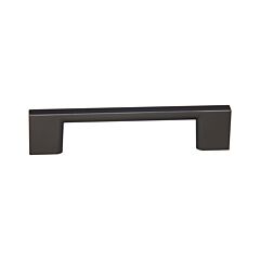 Square Pull Miami Collection 3-3/4" (96mm) Hole Center, Overall Length 4-23/32", Dark Pewter Cabinet Hardware Pull / Handle