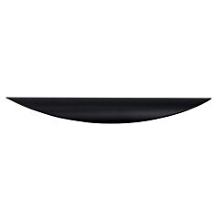 Waterfall Contemporary Style 5-1/16" (128mm) Hole Center, Overall Length 6-3/4", Matte Black Cabinet Hardware Pull / Handle
