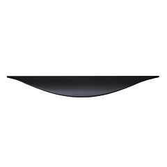Waterfall Contemporary Style 3-3/4" (96mm) Hole Center, Overall Length 6-3/4", Matte Black Cabinet Hardware Pull / Handle