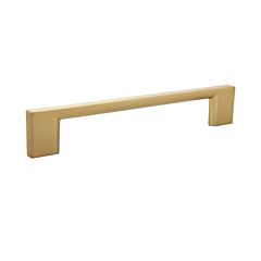 Square Pull Miami Collection 5-1/16" (128mm) Hole Center, Overall Length 5-7/8", Rose Gold Cabinet Hardware Pull / Handle