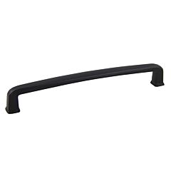 Charlotte Collection Traditional Style 6-5/16" (160mm) Hole Center, Overall Length 6-3/4", Matte Black Cabinet Hardware Pull / Handle