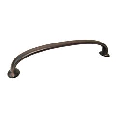 Modern Style ADA Friendly 6-5/16" (160mm) Hole Center, Overall Length 6-7/8", Brushed Oil-Rubbed Bronze Cabinet Hardware Pull / Handle