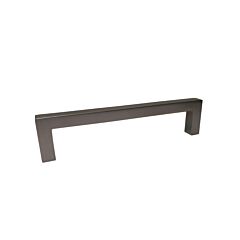 Square Pull Collection Modern Style 5-1/16" (128mm) Hole Center, Overall Length 5-13/32", Dark Pewter Cabinet Hardware Pull / Handle