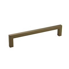 Pride Industries Modern Square Pull 6-5/16" (160mm) Center to Center, 6-21/32" (169.5mm) Length, Rose Gold Cabinet Pull / Handle