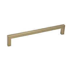 Square Pull Collection Modern Style 7-9/16" (192mm) Hole Center, Overall Length 7-29/32", Rose Gold Cabinet Hardware Pull / Handle