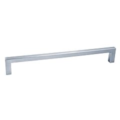 Square Pull Collection Modern Style 8-13/16" (224mm) Hole Center, Overall Length 9-5/32", Polished Chrome Cabinet Hardware Pull / Handle