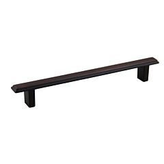 Washington Collection Modern Style 6-5/16" (160mm) Hole Center, Overall Length 7-7/8", Brushed Oil-Rubbed Bronze Cabinet Hardware Pull / Handle