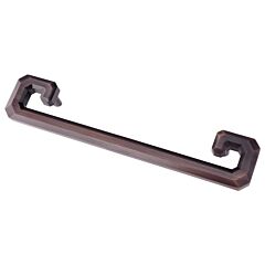 Monaco Collection Contemporary Style 6-5/16" (160mm) Hole Center, Overall Length 8-3/4", Brushed Oil-Rubbed Bronze Cabinet Hardware Pull / Handle