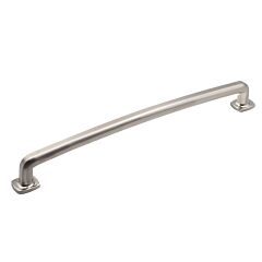 Vail Collection Contemporary Style 12" (305mm) Hole Center, Overall Length 13-1/8", Satin Nickel Appliance Pull / Handle
