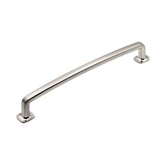 Vail Collection Contemporary Style 8" (203mm) Hole Center, Overall Length 8-7/8", Satin Nickel Appliance Pull / Handle