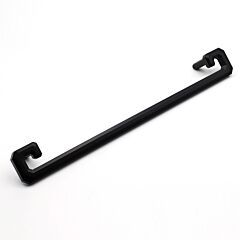 Monaco Collection Contemporary Style 12" (305mm) Hole Center, Overall Length 14-23/32", Matte Black Appliance Pull / Handle
