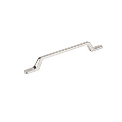 Contemporary 6-5/16" (160mm) Center to Center, Length 8-29/32" (226mm) Brushed Nickel, Ultra Modern Slender Metal Cabinet Pull/Handle