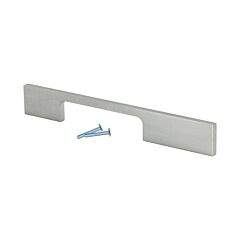Modern Gap Style 5-1/32" (128mm) Inch Center to Center, Overall Length 7-9/16" Brushed Nickel  Cabinet Hardware Pull / Handle