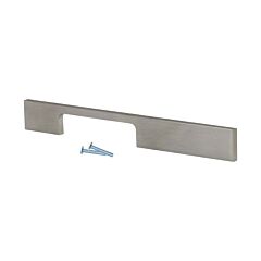 Modern Gap Style 6-5/16" (160mm) Inch Center to Center, Overall Length 8-13/16" Brushed Nickel  Cabinet Hardware Pull / Handle (Handles)