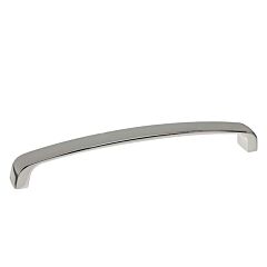 Modern Bo Style 6-5/16" (160mm) Center to Center, Overall Length 6-11/16" Polished Nickel Cabinet Pull/Handle