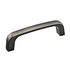 Modern Bo Style 3" (76mm) Center to Center, Overall Length 3-3/8" Antique Nickel Cabinet Pull/Handle