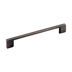 Metal Rectangular Style 6-5/16" (160mm) Inch Center To Center, Overall Length 7-17/32" Brushed Oil-Rubbed Bronze, Cabinet Hardware Pull / Handle