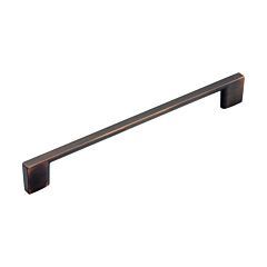 Metal Rectangular Style 7-9/16" (192mm) Inch Center To Center, Overall Length 8-3/4" Brushed Oil-Rubbed Bronze, Cabinet Hardware Pull / Handle