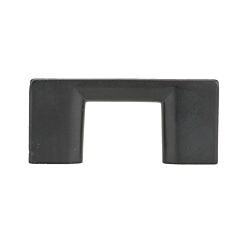 Metal Rectangular Style 1-1/4" (32mm) Center To Center, Overall Length 2-1/4" Flat Black Cabinet Pull / Handle