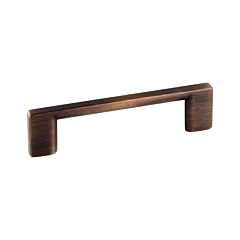 Metal Rectangular Style 3-25/32" (96mm) Inch Center To Center, Overall Length 4-7/16" Brushed Oil-Rubbed Bronze, Cabinet Hardware Pull / Handle