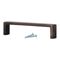 Transitional Style 7-9/16 Inch (192mm) Center to Center, Overall Length 8-1/32 Inch Brushed Oil-Rubbed Bronze Kitchen Cabinet Pull/Handle