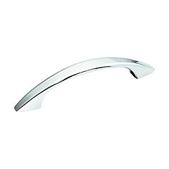 Sunnyside Style 3 Inch (76mm) Center to Center, Overall Length 4 Inch Polished Chrome Cabinet Pull/Handle