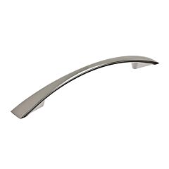 Modern Trek Style 5-1/32" (128mm) Center To Center, Overall Length 6-27/32" Polished Nickel Cabinet Hardware Pull / Handle