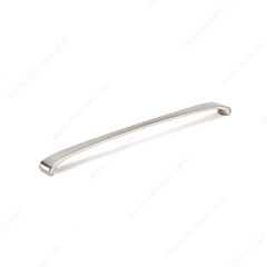 Contemporary 12-5/8" (320mm) Center to Center, Length 13-5/32" (334mm) Brushed Nickel, Arched Metal Appliance Pull/Handle