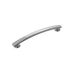 American Diner Style 6-5/16 Inch (160mm) Center to Center, Overall Length 7-1/2 Inch Chrome Kitchen Cabinet Pull/Handle