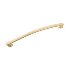 Hickory Hardware American Diner Collection 8-13/16" (224mm) Center to Center Bar Cabinet Pull in Brushed Golden Brass