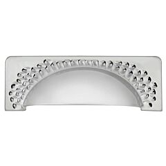 Craftsman Style 3-3/4 Inch (96mm) Center to Center, Overall Length 4-3/8 Inch Chrome Kitchen Cabinet Pull/Handle