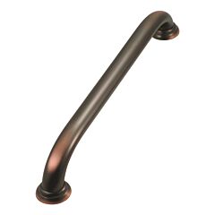 Zephyr Style 13 Inch (330mm) Center to Center, Overall Length 14-1/2 Inch Oil-Rubbed Bronze Highlighted Appliance Pull/Handle