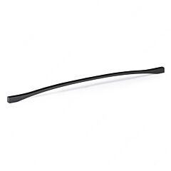 Contemporary 13-7/8" (352mm) Center to Center, Overall Length 15-1/32 Inch Flat Black Cabinet Pull/Handle