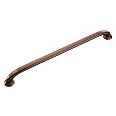 Zephyr Style 18 Inch (457mm) Center to Center, Overall Length 19-3/8 Inch Oil-Rubbed Bronze Highlighted Appliance Pull/Handle