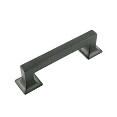 Hickory Hardware Studio Collection 3-3/4" (96mm) Center to Center Cabinet Pull in Mattte Black