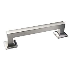 Studio Style 5-1/32 Inch (128mm) Center to Center, Overall Length 6-1/8 Inch Stainless Steel Cabinet Pull/Handle