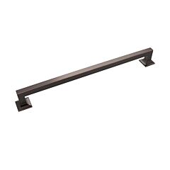 Studio Style 12 Inch (305mm) Center to Center, Overall Length 1-1/8 Inch Oil-Rubbed Bronze Highlighted Kitchen Cabinet Pull/Handle