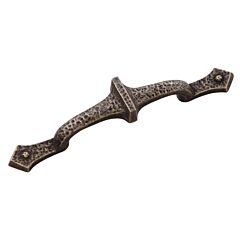 Mountain Lodge Style 3 Inch (76mm) Center to Center, Overall Length 5-5/8 Inch Windover Antique Kitchen Cabinet Pull/Handle