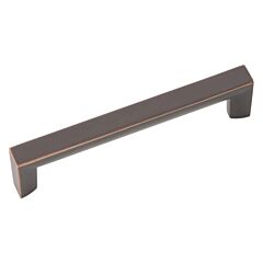 Rochester 3-3/4 Inch (96mm) Center to Center, Overall Length 4-1/4 Inch Oil-Rubbed Bronze Highlighted Kitchen Cabinet Pull/Handle