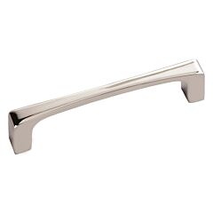 Rochester 3-3/4 Inch (96mm) Center to Center, Overall Length 4-1/8 Inch Polished Nickel Kitchen Cabinet Pull/Handle