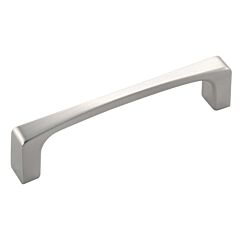 Rochester 3-3/4 Inch (96mm) Center to Center, Overall Length 4-1/8 Inch Satin Nickel Kitchen Cabinet Pull/Handle