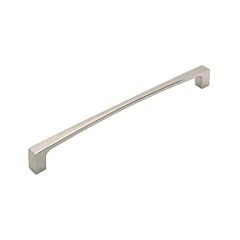 Rochester 8 Inch (203mm) Center to Center, Overall Length 8-1/2 Inch Polished Nickel Kitchen Cabinet Pull/Handle