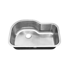 Prime Cardi 16 Gauge 31-3/8” x 21-1/4” x 9” Stainless Steel Under-mount Single Bowl Kitchen Sink