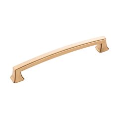 Hickory Hardware Bridges Collection 6-5/16" (160mm) Center to Center Cabinet Pull in Brushed Golden Brass