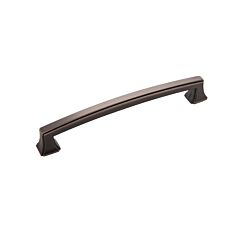 Bridges Style 6-5/16 Inch (160mm) Center to Center, Overall Length 7 Inch Oil-Rubbed Bronze Highlighted Kitchen Cabinet Pull/Handle